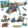 Image de Jeu de construction jungle rescue 1356 pieces avec helicoptere, camion, drone, animaux et cabines amovibles 151498_AAAOQ04502_6_DROPFR
