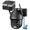 Image de Caméra de surveillance ptz 1080p 4g lte ip66 vision nocturne couleur 360° deux antennes