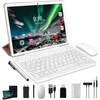 Image de Tablette Tactile 10.1 Pouces HEASUR Android 14 36Go+128Go Octa-Core 5G Wifi Type-C 8000mAh Avec clavier souris casque Gold