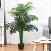 Image de Plante Artificielle Déco. Interieur Palmier Aréca avec Pot Vert Arbre/ Fleur Artificielle pour Décoration Extérieur - H 110 cm