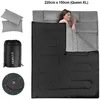 Image de Sac de Couchage Double - 220 x 150CM - Imperméable - Léger et Compact
