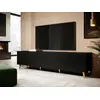 Image de Meuble Tv 200x53x40 Cm Noir Palace Meuble Hi-fi Luxueux Sideboeard Commode Sur Pied