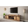 Image de Meuble Tv 200x57x35 Cm Couleur Vieux Bois Grange Meuble Hi-fi Luxueux Sideboeard À Poser