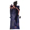 Image de Drap sac de couchage - Cocoon - Violet - 100% coton - Rectangulaire - 220 x 90 cm