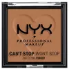 Image de NYX Professional Makeup Poudre Matifiante Cant Stop Wont Stop - Fini Mat - Teinte Mocha - Vegan