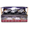 Image de Voiture Miniature - JADA TOYS - DMC De Lorean Time Machine - 1/32 - 3-Pack - Argent