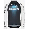 Image de Maillot Q36.5 Gregarius Pro Cycling Team 2025 manches longues bleu noir blanc - XXL