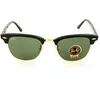 Image de RAY BAN Lunettes de soleil Mixte Modèle Clubmaster - Catégorie 3 - Monture métal acétate - Verres polycarbonate