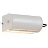Image de NEMO lampe murale applique APPLIQUE CYLINDRIQUE PETITE (White wash - Aluminium)