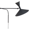 Image de NEMO lampe murale applique LAMPE DE MARSEILLE avec le câble de prise (Black grey RAL 7021 - Métal)