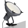 Image de NEMO lampe avec une pince PROJECTEUR 165 (Anthracite / Bleu foncAntracite / Canvas - aluminium et verre)