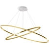 Image de NEMO lampe à suspension ELLISSE DOUBLE (Or poli anodisé, 2700K - Aluminium)