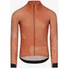 Image de Maillot Q36.5 Gregarius Hybrid Dolomites manche longue orange foncé noir - M