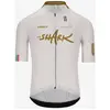 Image de Maillot Q36.5 Gregarius Clima Nibali Shark manches courtes blanc - M