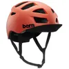 Image de Casque de vélo Bern Allston avec visière pivotante - Matte Coral - Taille S