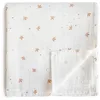 Image de Mushie - Couverture D'emmaillotage En Mousseline Pour Bébé - Naissance 0-3 Mois - Coton Organique - Gigoteuse Pour Bébé - Sparrow