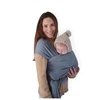 Image de Echarpe De Portage Bébé Mushie Bleu