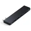 Image de Adaptateur Satechi Pro Hub Slim Pour Macbook Air M2 Noir Et Bleu