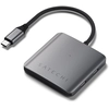 Image de Satechi St-h4cpdm Hub & Concentrateur Usb Type-c 10000 Mbit/s Gris