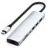 Image de Station d'accueil pc portable satechi hub usb-c multiport 7 en 1 argent st-p7ss SA-ST-P7SS