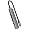 Image de Hub USB-C Multiport 6-en-1 - Satechi - 4K - Power Delivery 100W - 10Gbps - Gris
