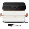 Image de Friteuse Double Cosori Dual Blaze Twinfry Chef Edition 10l Plastique Brillant Rose-gold Blanc 34x31x52 Cm Cosori