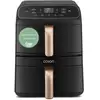 Image de Friteuse Sans Huile - Turbo Tower  Compact - Capacité 8,6 L - 2 Cuves - 5 Programmes - 2630w - Noir
