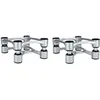 Image de IsoAcoustics Aperta Silver   Support acoustique aluminium réglable pour enceintes (155×190 mm 18 kg inclinaison 6°)