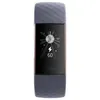 Image de Fitbit Charge 3 - Rose or - Tracker d'activitÃ©s avec bracelet sport - gris-bleu - monochrome - Bluetooth - 30 g en occasion ou reconditionné