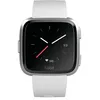 Image de Fitbit Versa - Lite Edition - aluminium argentÃ© - Montre connectÃ©e avec bracelet - silicone - blanc - taille du bracelet : S/L - Bluetooth - 40 g en occasion ou reconditionné