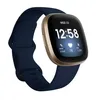 Image de Fitbit Versa 3 Aluminium Doré Avec Bracelet Bleu Nuit (midnight)