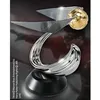Image de Sculpture - Vif dOr - Métal plaqué argent et or - 18 cm - Objets décoratifs - Design contemporain