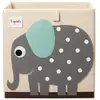 Image de 3 Sprouts Ibxele Rangement De Jouets Boîte De Rangement De Jouets Autonome Gris