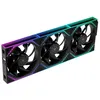 Image de Lot de 3 Ventilateurs PC 120mm ARGB - Refroidissement Boîtier Connexion Chaîne PWM 12V