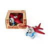 Image de Avion Greentoys Plastique Recyclé 21x22x11 Rouge Multicolor Plastique