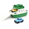 Image de Green Toys Ferry Bateau Jouet Avec Voitures Vert Blanc Écologique