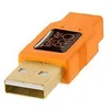Image de Tether Tools - Câble USB TetherPro USB 2.0-nbspA/Mini B 8-nbspbroches 46 m orange [TET-CU8015-ORG] -