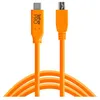 Image de TETHER TOOLS Câble USB-C vers micro USB B 2.0 5 pins TetherPro CUC2515 - Orange 4.60m