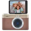 Image de Kodak pixpro c1 - Appareil photo numérique compact, Capteur cmos bsi 13 mp, Zoom numérique x4, écran inclinable 2,8 pouces, Vidéo full HD 1080p, Flash led - marron KODAKCAMC1BN