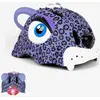 Image de Casque Crazy Safety Leopard bleu lilas enfant