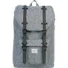 Image de Sac à dos HERSCHEL Little America Raven Cross Black - Gris - Moderne et vintage - Pour ordinateur 13 pouces