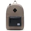 Image de Herschel Sac à dos de loisirs beige gris pour femme - Heritage Backpack Timberwolf / Black Denim 125172