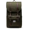 Image de Herschel Sac à dos de loisirs vert foncé pour femme et homme - Little America Backpack 30 L Ivy Green 342109