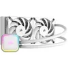 Image de CORSAIR - iCUE H100i RGB ELITE - Refroidisseur liquide pour processeur - 2 Ventilateurs 120mm AF ELITE PWM - Blanc -
