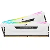 Image de Mémoire RAM - CORSAIR - Vengeance RGB Pro SL DDR4 - 32GB 2x16GB DIMM - 3200 MHz - 1.35V - Blanc (CMH32GX4M2E3200C)