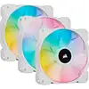 Image de Corsair Sp120 Rgb Elite Boitier Pc Ventilateur 12 Cm Blanc 3 Pièce(s)