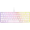 Image de Clavier Mécanique Gaming - K65 Rgb Mini 60% - Format Compact - Rgb - Cherry Mx Red - Blanc - (ch-9194110-fr)