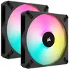 Image de Af140 Rgb Elite - Ventilateurs Af Elite Series - 140mm - Airguide - Pack De Deux - Noir - (co-9050156-ww)