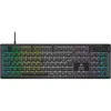 Image de Clavier gaming filaire à membrane - CORSAIR - K55 CORE RGB - Rétroéclairage RGB 10 zones - Gris - Silencieux et réactif