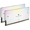 Image de Mémoire RAM - CORSAIR - Dominator Titanium RGB DDR5 - 32GB 2x16GB DIMM - 6000MT/s - Intel XMP 3.0 - 1.40V - Blanc